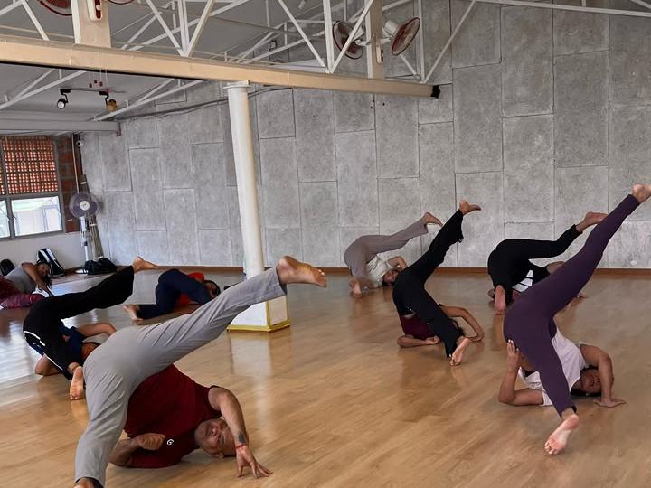 Floor work in class