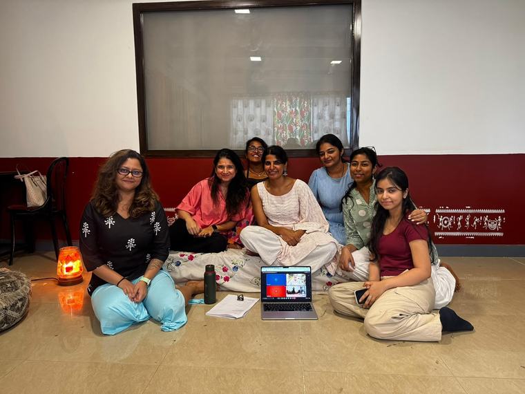 A wellness circle at Dhurii